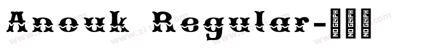 Anouk Regular字体转换